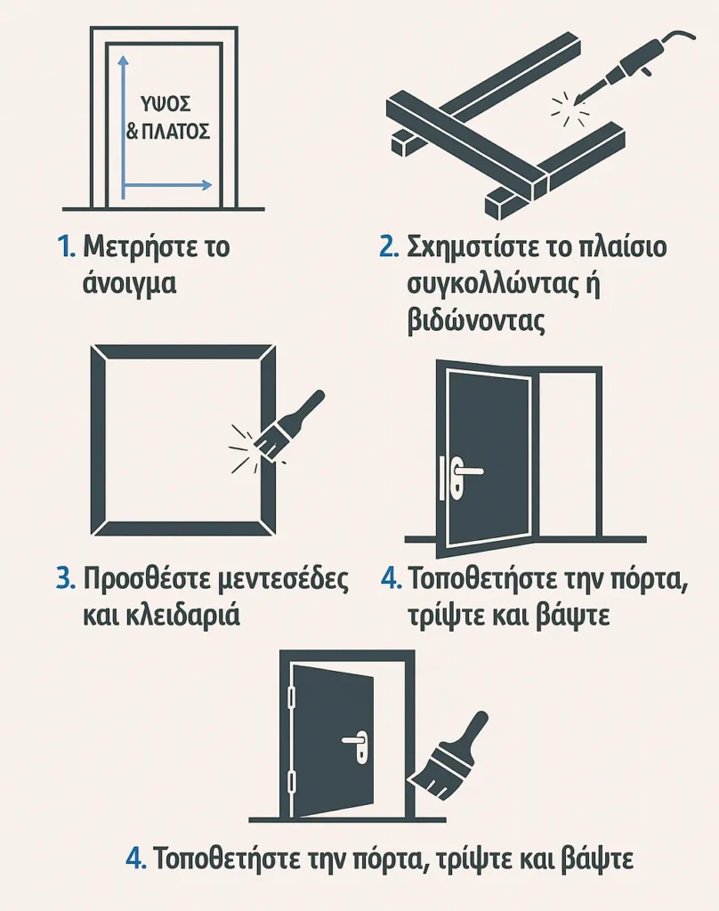 γραφημα-κατασκευησ-μεταλλικησ-πορτασ