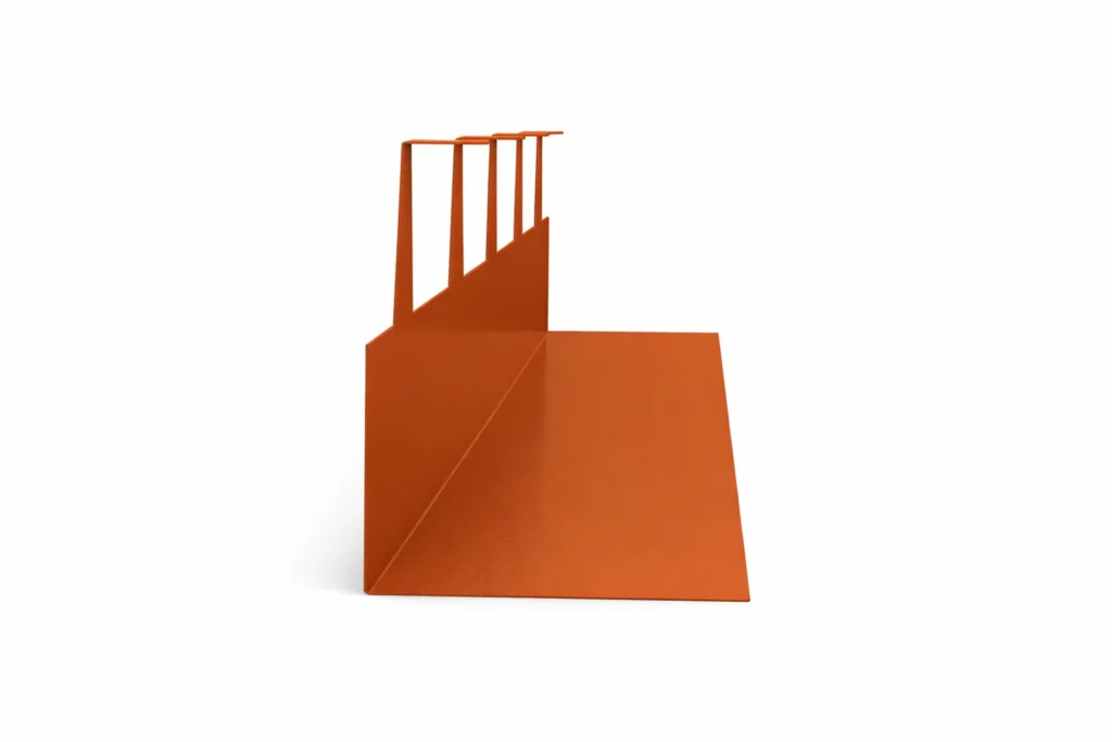 χτένι πάνελ οροφής RAL 8004 για κλείσιμο πολυουρεθάνης